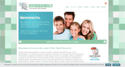 Desktop Screenshot of dentideibambini.it
